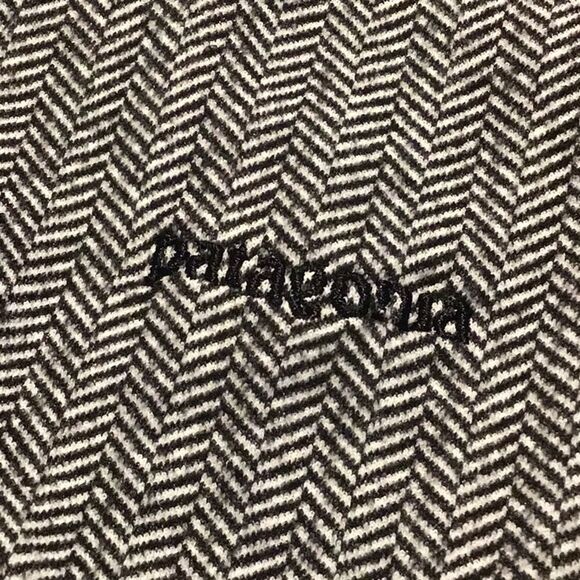 Patagonia Gray Herringbone Long Sleeve Casual Athleisure Performance Dress - Picture 16 of 16